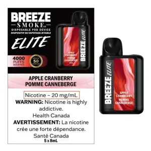 [FD] BREEZE ELITE S50 4000 APPLE CRANBERRY - 5ct