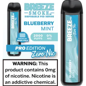 [FD] BREEZE PRO Zero Nic: BLUEBERRY MINT