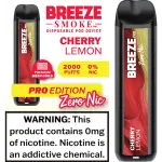 [FD] BREEZE PRO Zero Nic: CHERRY LEMON - 10ct
