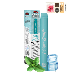 [FD] IVG 3000 - CLASSIC MENTHOL- 6CT