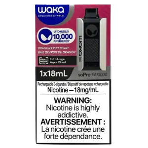 [FD] WAKA soPro 10000 DRAGON FRUIT BERRY - 10ct