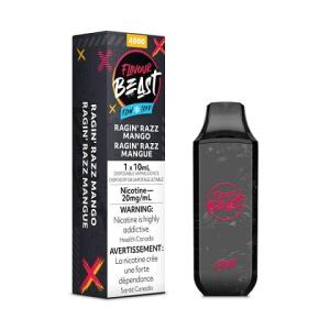 [FD] BEAST FLOW 4000 RAGIN RAZZ MANGO ICE - 6ct