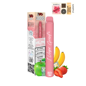 [FD] IVG 3000 - STRAWBERRY APPLE BANANA ICE- 6CT