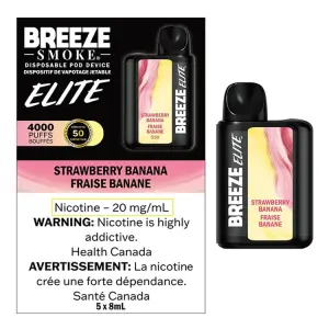 [FD] BREEZE ELITE S50 4000 STRAWBERRY BANANA - 5ct